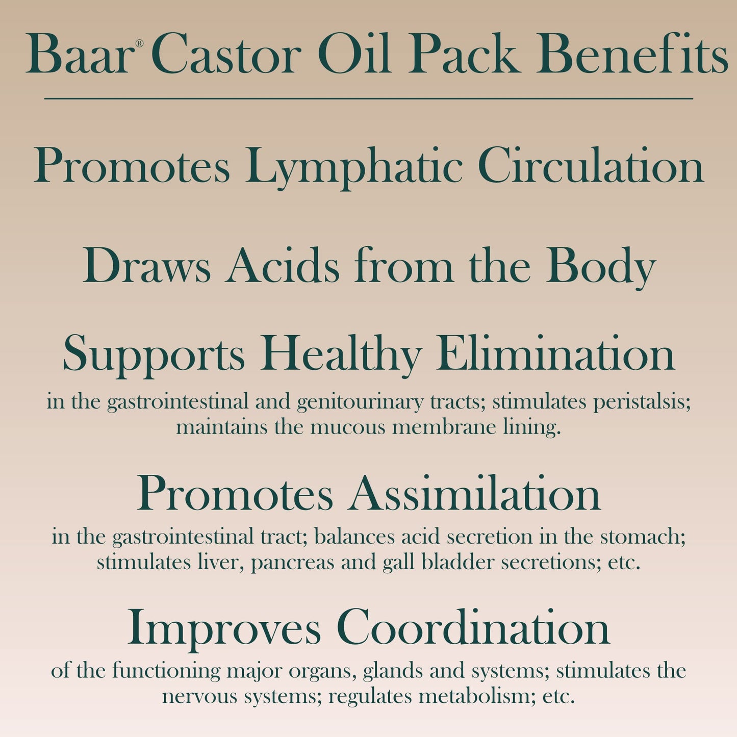 Baar Products - Wool Flannel for Castor Oil packs 1 pkt [Health and Beauty]