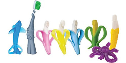 Baby Banana The Original Banana Brush – Made in USA, Toddler Toothbrush, Family-Owned
