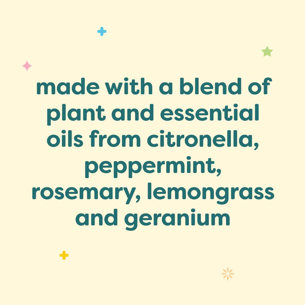 BabyGanics Insect Spray 6oz 2 Pack – Plant & Essential Oils Mosquito Repellent