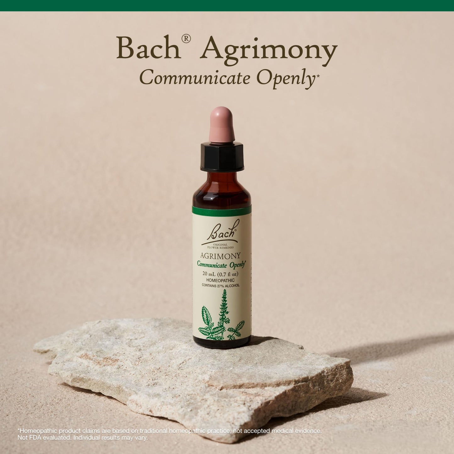 Bach Agrimony - Communicate Openly | Original Flower Remedies (20mL) - Emotional Balance