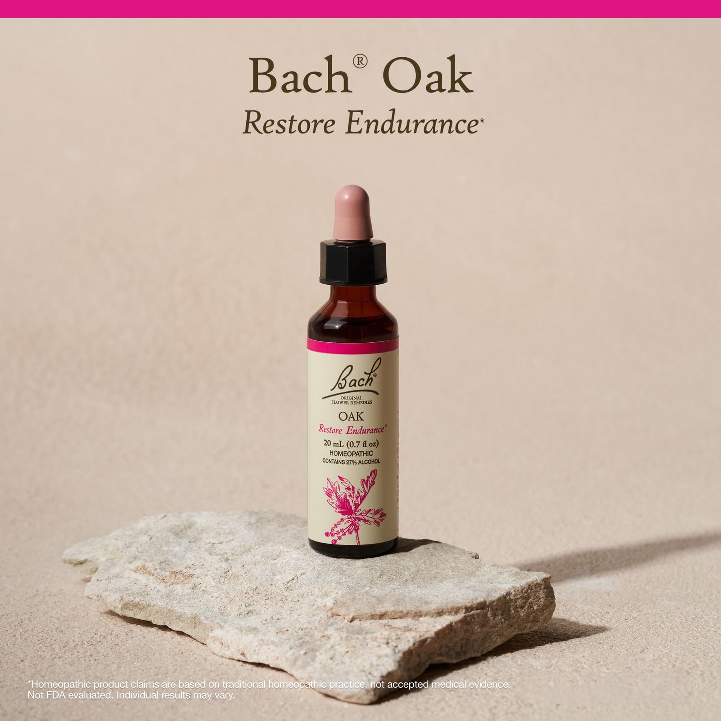 Bach Original Flower Remedies Oak – Restore Endurance | 20mL Dropper