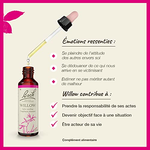 Bach Willow Original Flower Remedies – Forgive & Forget, 20mL Dropper