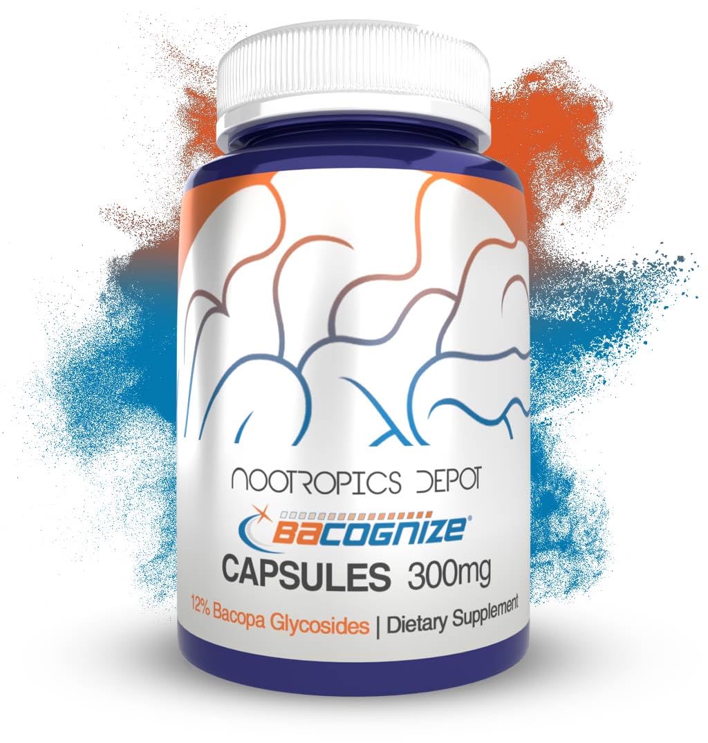 BaCognize Bacopa Monnieri Capsules – 300mg, 240 Count | Nootropic Brain Booster