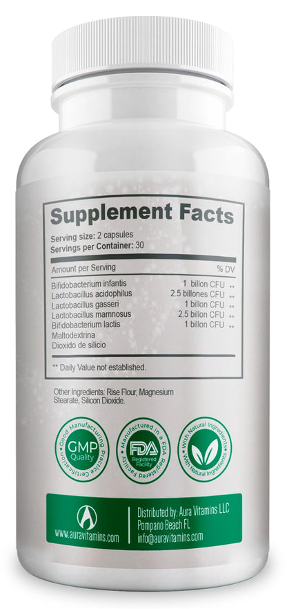 Bacterium Plus, Natural Product, Vegetarian Capsules, General Well-Being - 60 Count - Pack of 1