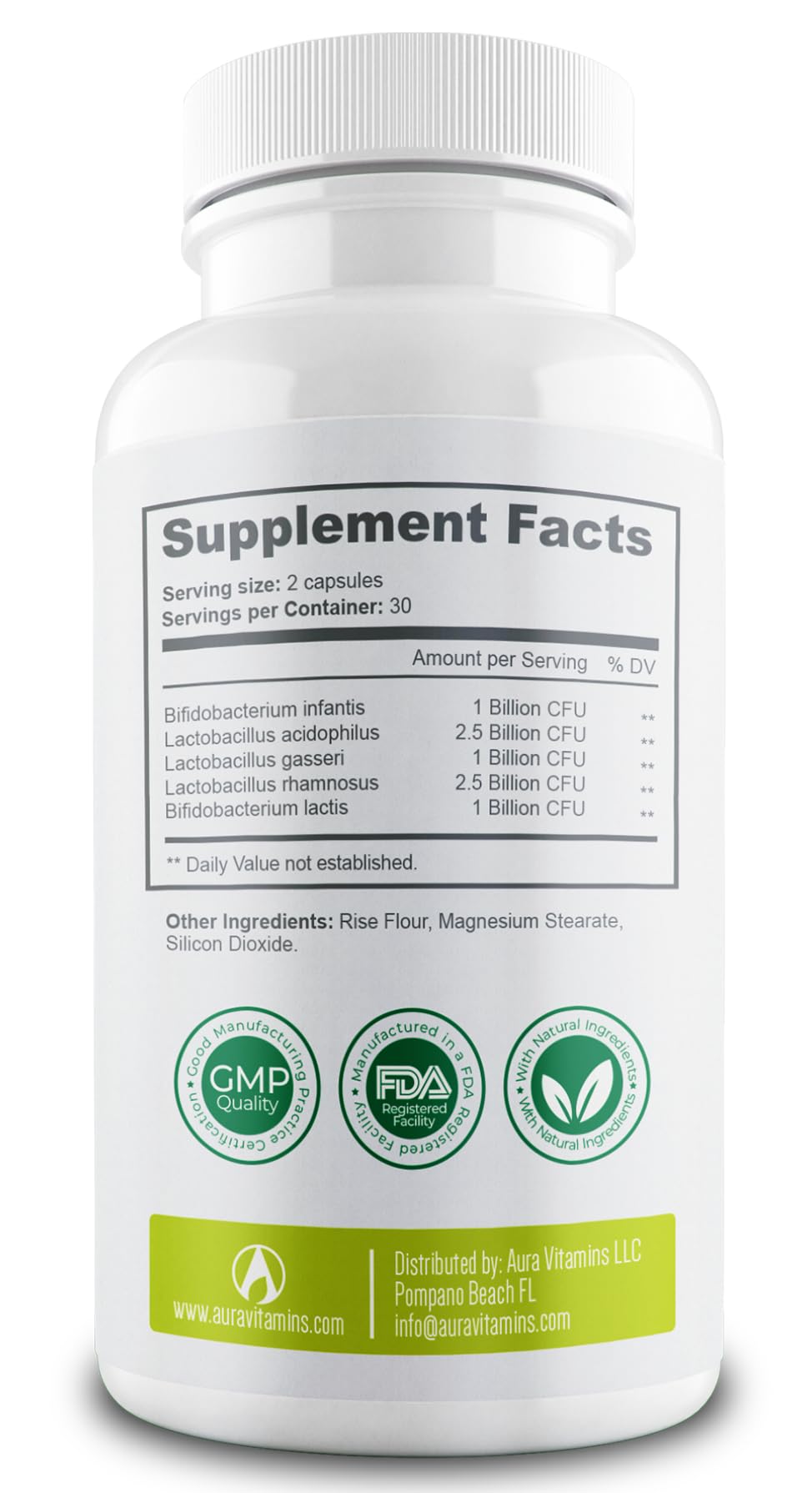 Bacticure Immune Support - 4 Bottles x 60 Capsules, Patented Formula