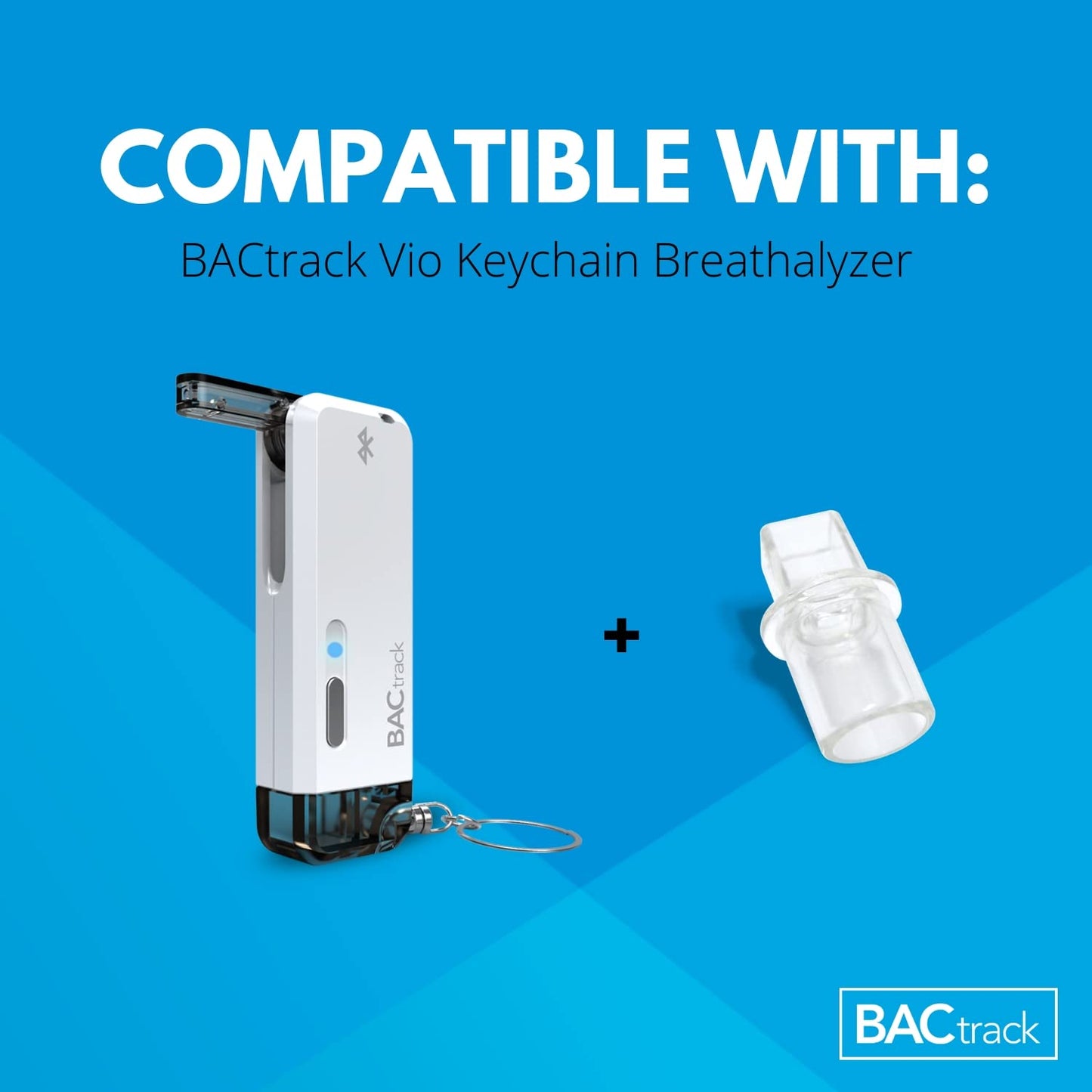 BACtrack Keychain Mouthpieces (20 Count) - Replacement for Keychain, Go, Vio & T60