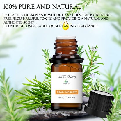 BAIESHIJI Royal Tranquility Hotel Diffuser Oil – 10ml Lemon, Jasmine & Amber