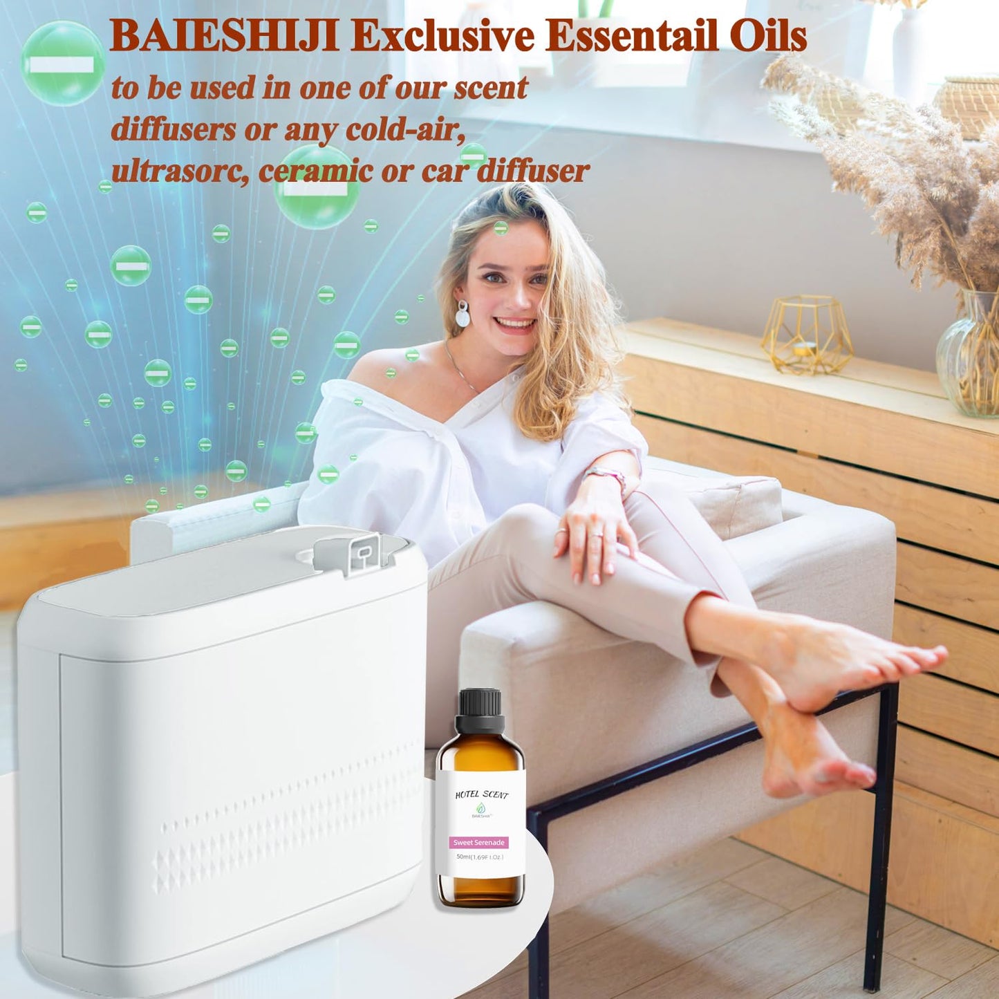 Sweet Serenade Scent Essential Oil — Hilton-Inspired Diffuser Oil by BAIESHIJI