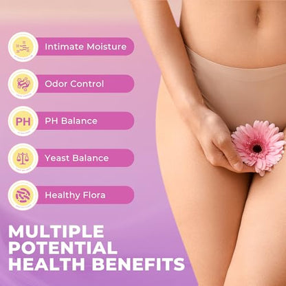 BAKAKOUL Feminine Probiotics Gummies for Women | Supports pH Balance & Digestive Health | 60 Gummies