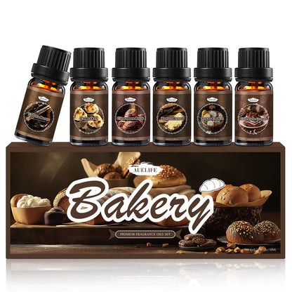 Bakery Essential Oils Set - Vanilla Bean, Cookies, Cinnamon Rolls & More | Father's Day Gift