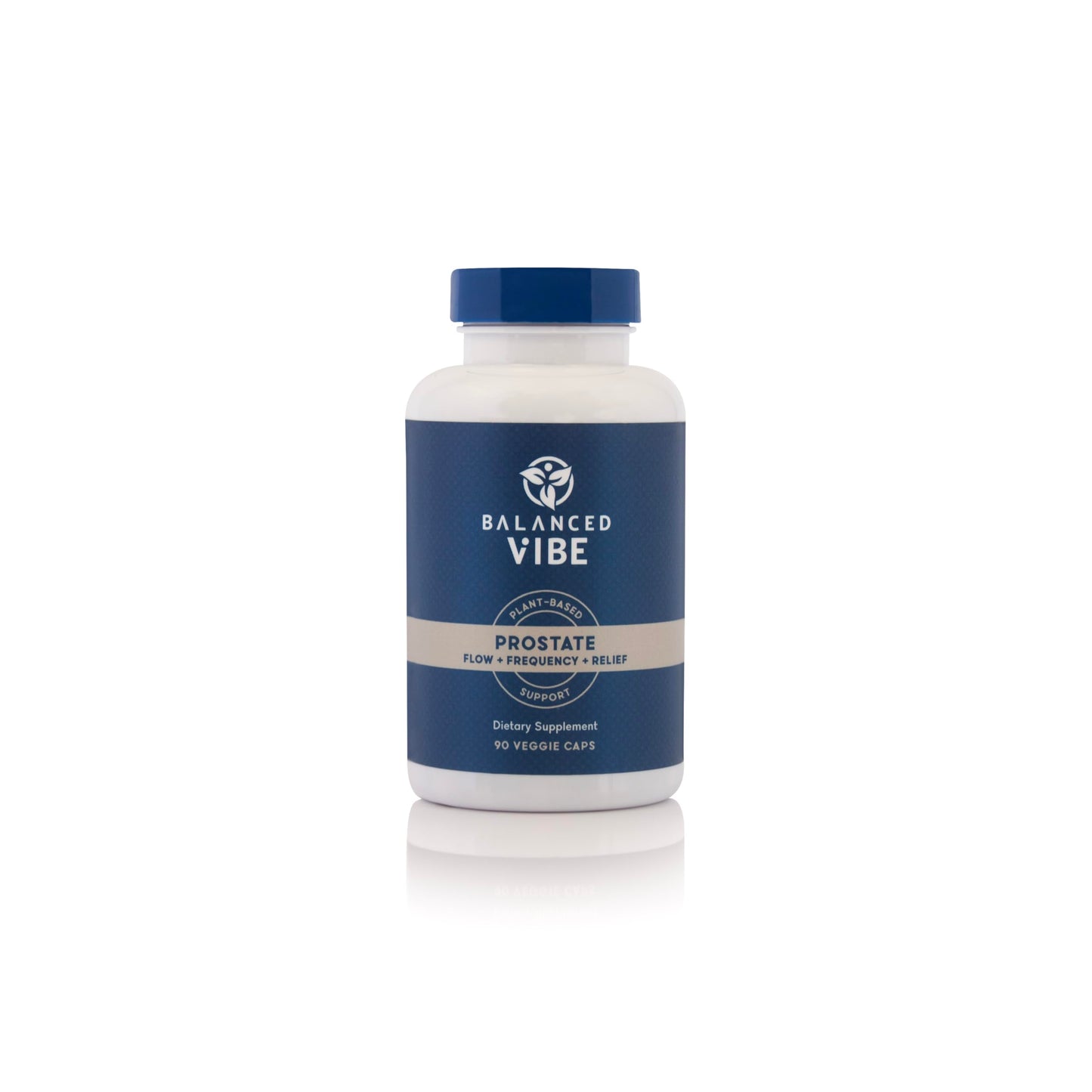 Balanced Vibe Prostate Support – Organic Plant-Based Formula for Men | 90 Vegan Capsules