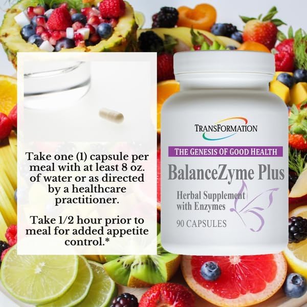 BalanceZyme Plus for Women & Men | Garcinia Cambogia Enzyme Blend, 90 Capsules
