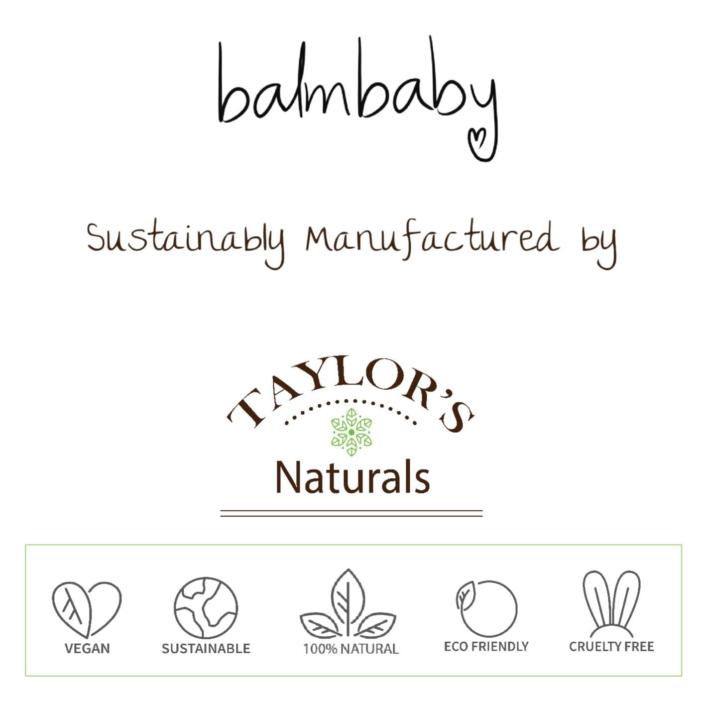 Balm Baby Teething & Calming Tincture – Natural, Organic, Vegan (2-Pack)