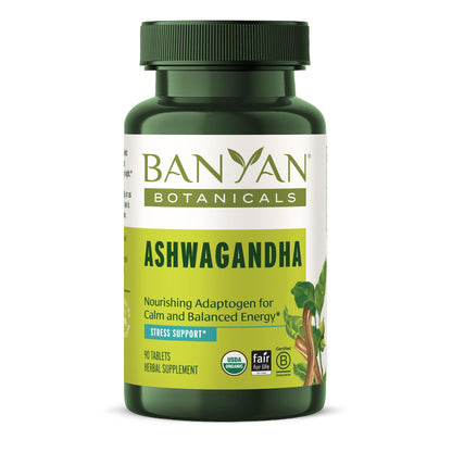 Banyan Botanicals 1000mg Ashwagandha Tablets – Organic Ashwagandha Root, Non-GMO, Vegan | 90 Tablets