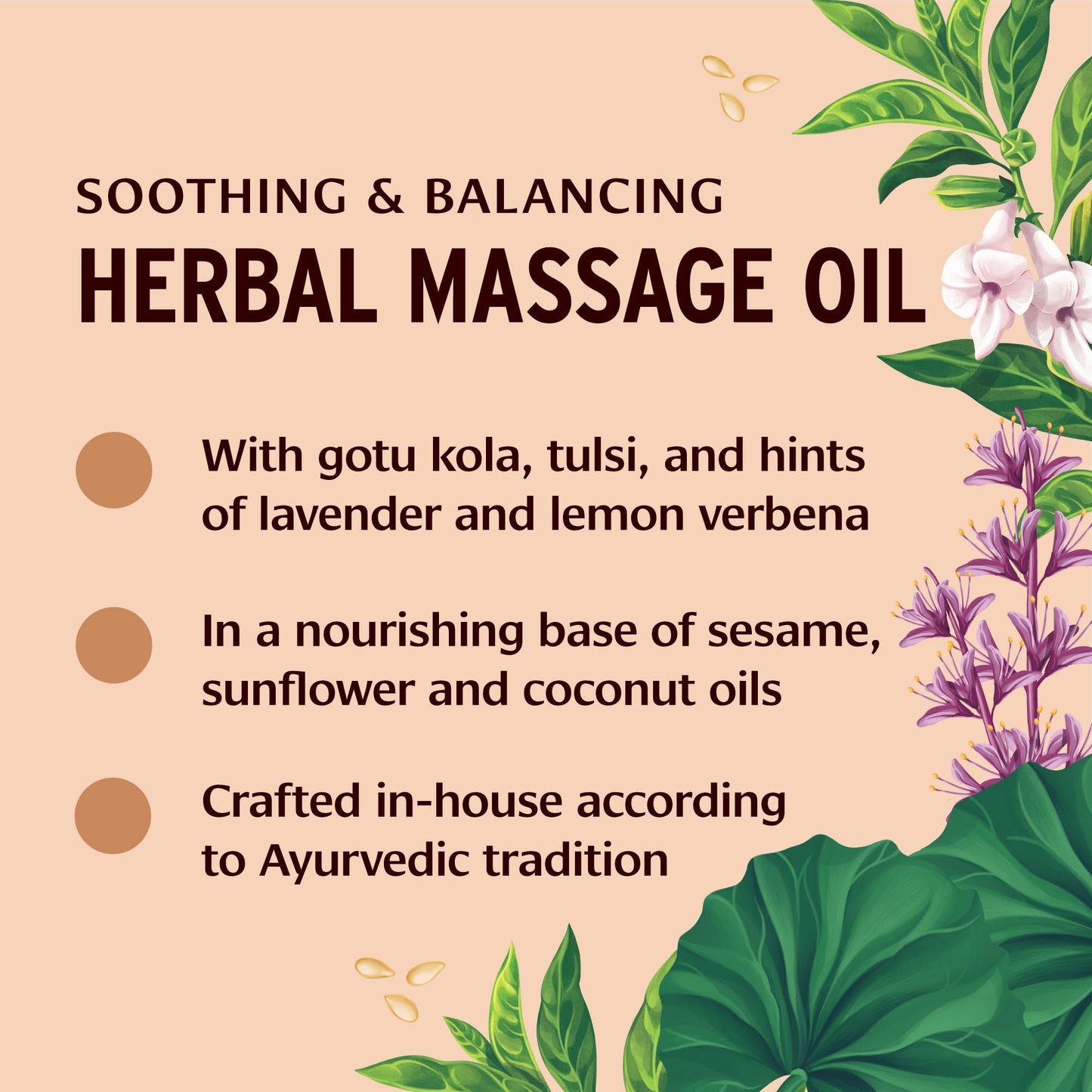Banyan Botanicals Daily Massage Oil – Organic Ayurvedic Abhyanga Oil, 8 oz