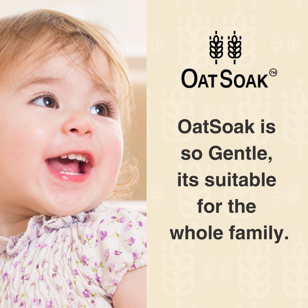 Bare Boutique OatSoak Colloidal Oatmeal Bath Additive – Fragrance Free, 100% Scottish Oats