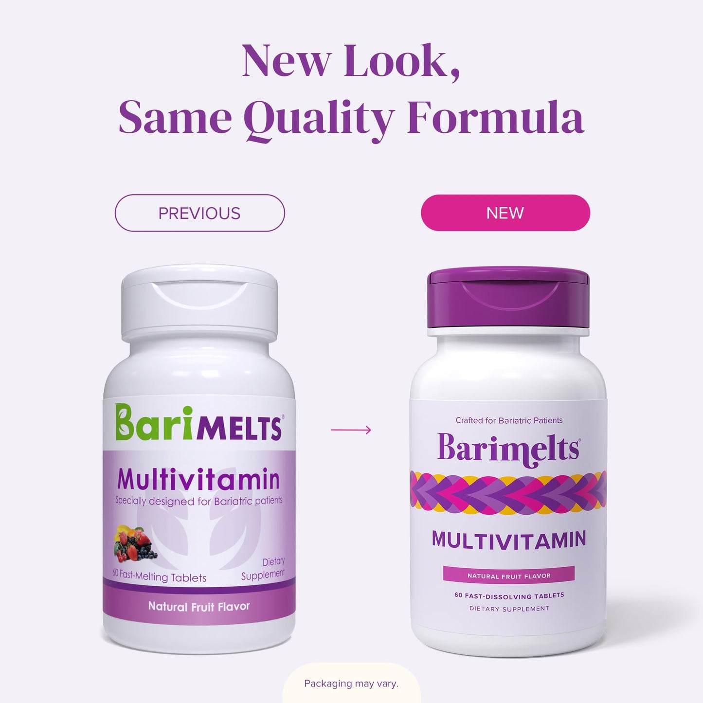 BariMelts Multivitamin 60 Fast-Dissolving Tablets