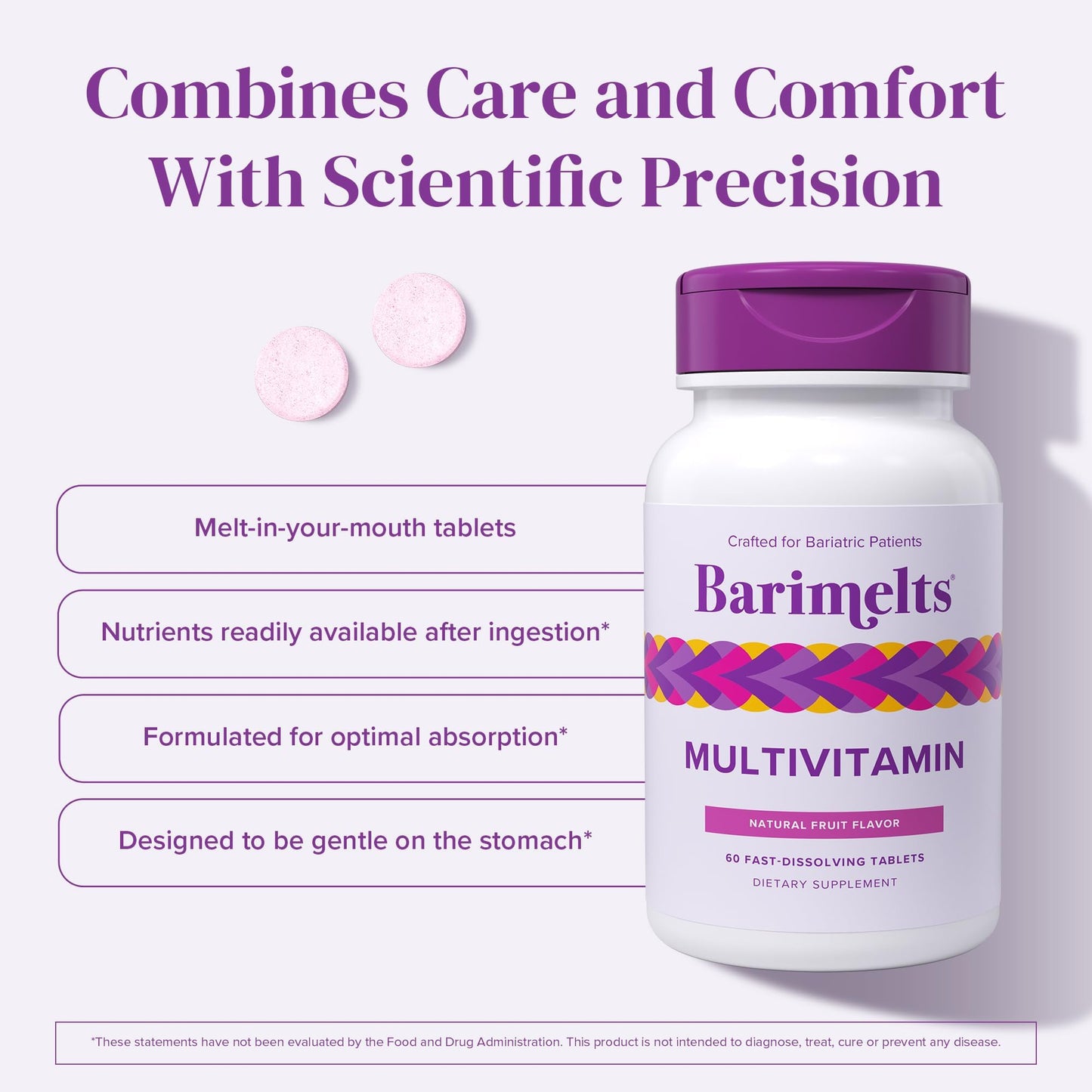 BariMelts Multivitamin 60 Fast-Dissolving Tablets