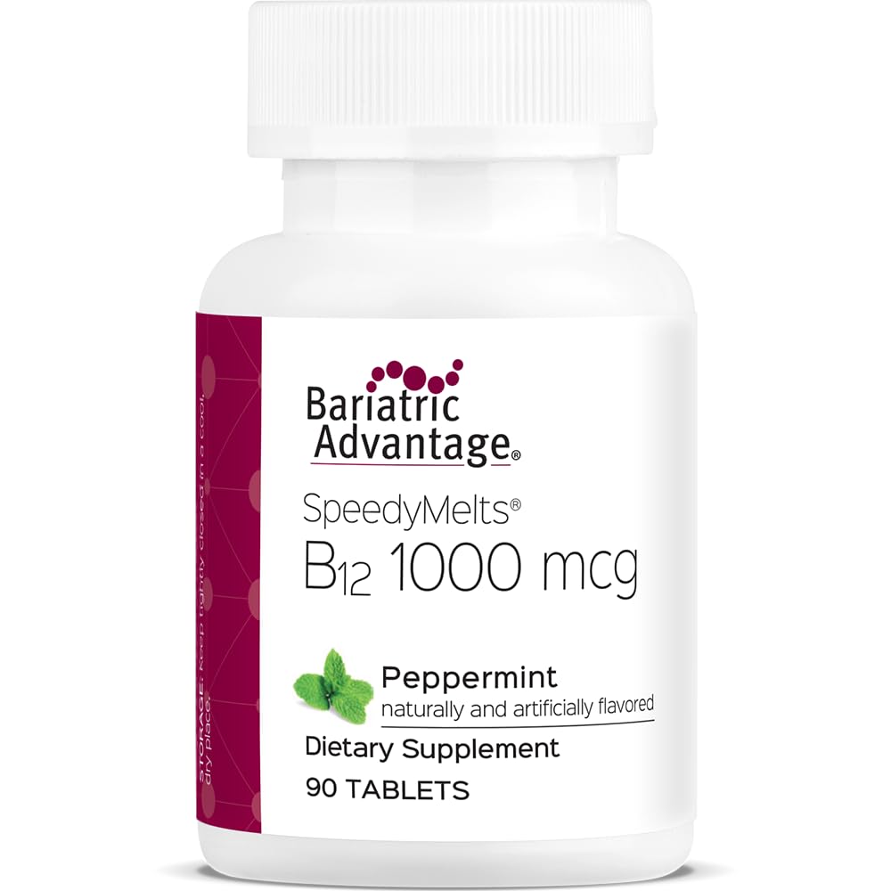 Bariatric Advantage B-12 Speedy Melts: 1000 mcg B12 + 200 mcg Folate
