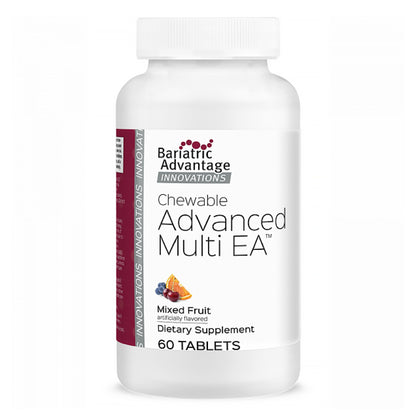 Bariatric Advantage Chewable Advanced Multi EA – High Potency Bariatric Multivitamin, Mixed Fruit, 60 Count