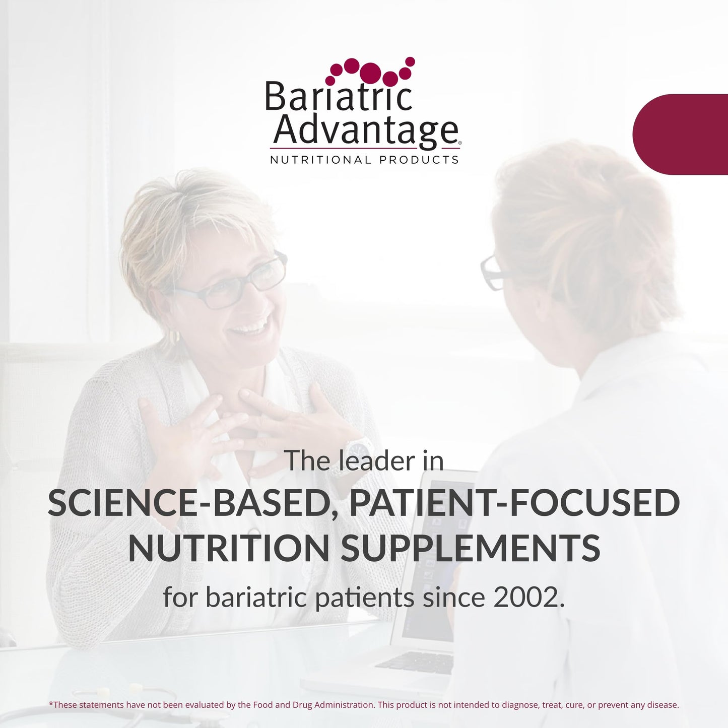 Bariatric Advantage Iron Chewy Bite Chocolate Raspberry Truffle (30 mg Iron, 60 mg Vitamin C) 30 Count (Pack of 2)