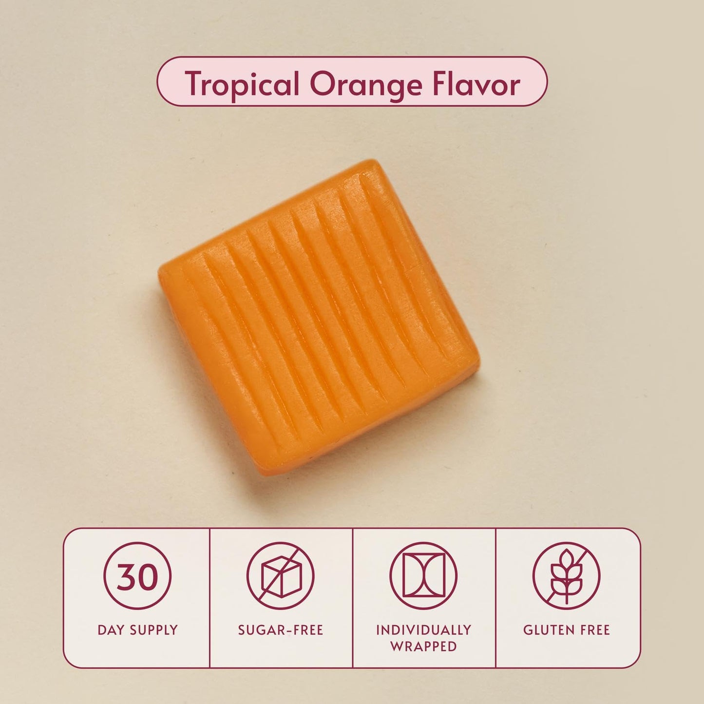 Bariatric Advantage Multi Chewy Bite – Tropical Orange Chewable Multivitamin (60 ct)