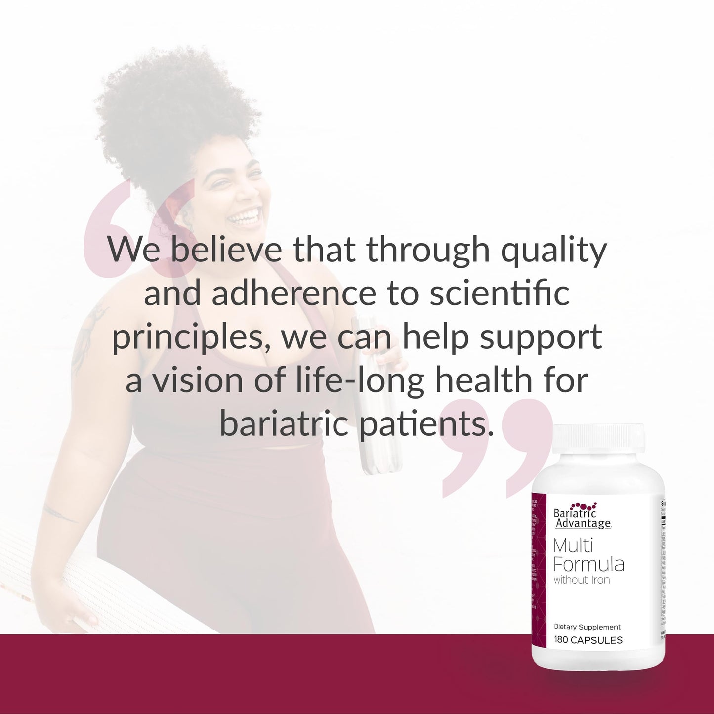 Bariatric Advantage Multi Formula without Iron – High Potency Bariatric Multivitamin (180 Capsules)