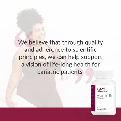 Bariatric Advantage B1 Thiamin 100 mg – Easy Digest, 90 Count