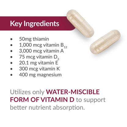 Bariatric Advantage Ultra Multi Without Iron – High Potency Bariatric Multivitamin (90 Capsules, 30 Servings)