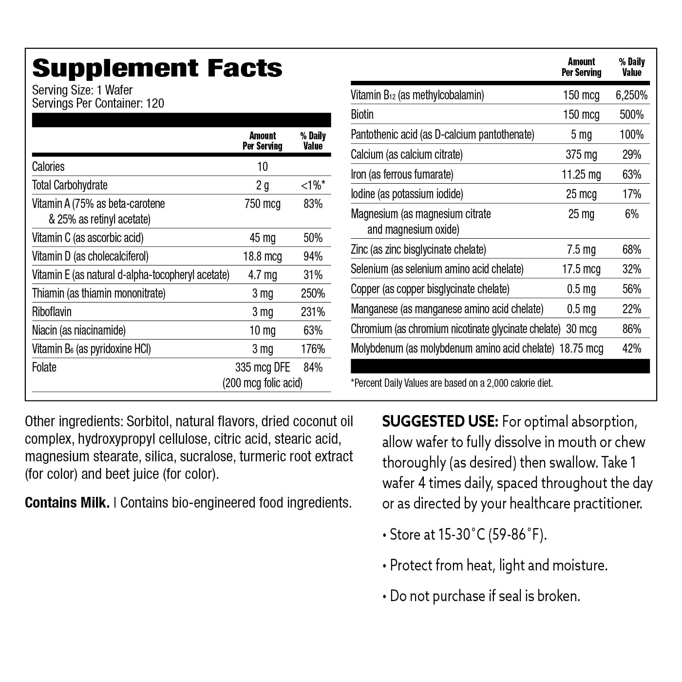 Bariatric Choice All-in-One Chewable Bariatric Multivitamin with Iron & Calcium Citrate Tropical Citrus 120ct