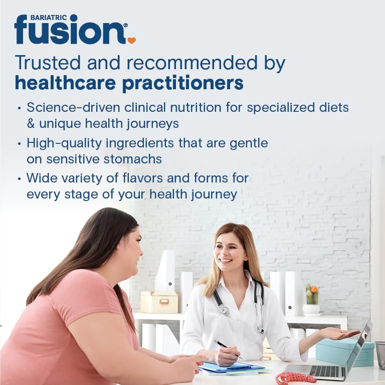 Bariatric Fusion GLP-1 Gut Health Booster - High Fiber Prebiotic Powder for Women & Men | 20 Servings