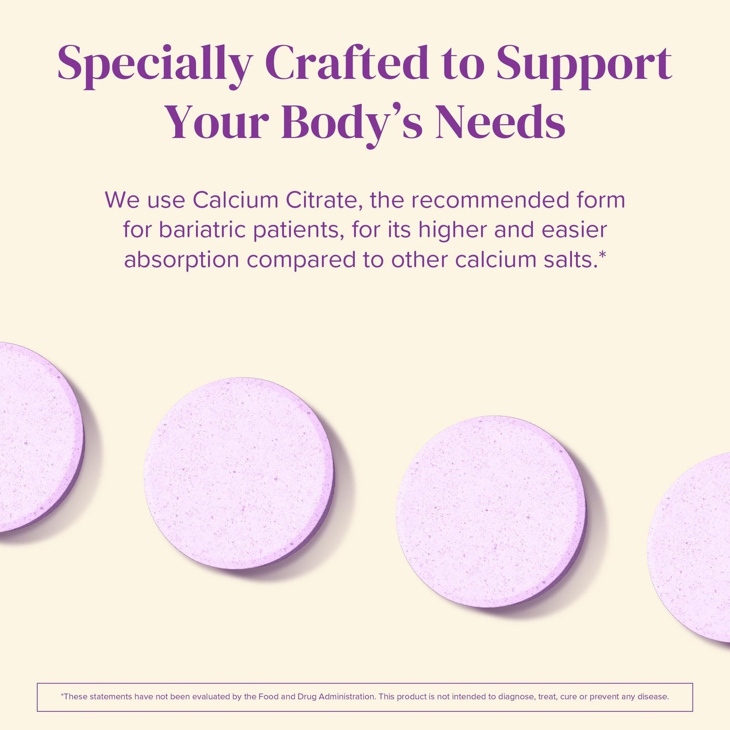 Barimelts Calcium Citrate + D3 & Magnesium — 120 Smooth-Dissolving Tablets