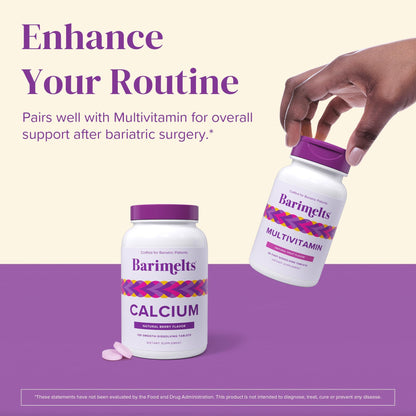 Barimelts Calcium Citrate + D3 & Magnesium — 120 Smooth-Dissolving Tablets