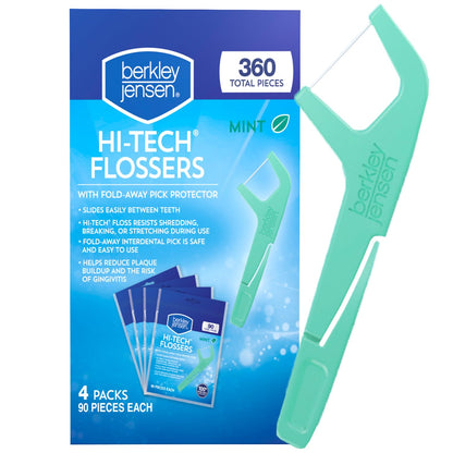 Barkley And Jensen Floss Up, 4 Count | Hi-Tech Dental Floss