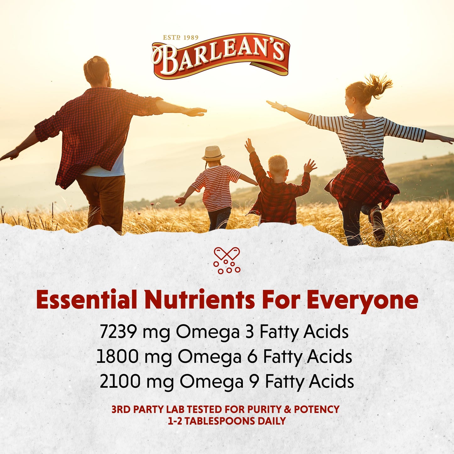 Barlean's Organic Lignan Flaxseed Oil - 16 oz, 7,230 mg ALA, Vegan & Gluten Free