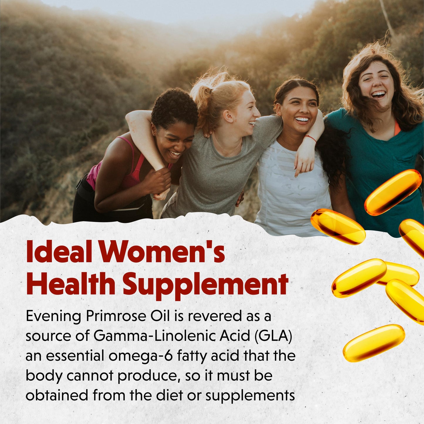 Barlean's Evening Primrose Oil Softgels with GLA - Non-GMO, Gluten-Free - 60 Softgels
