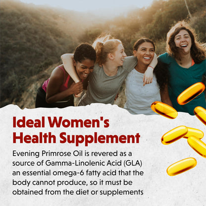 Barlean's Evening Primrose Oil Softgels with GLA - Non-GMO, Gluten-Free - 60 Softgels