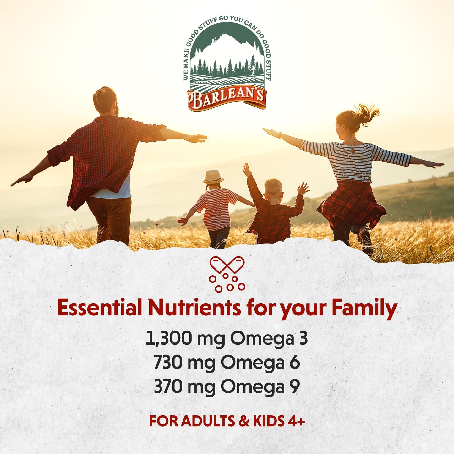 Barlean's Total Omega 3-6-9 Orange Creme Liquid Fish Oil - 8 oz