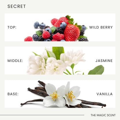 The Magic Scent Secret Diffuser Oil – Rose & Jasmine for Diffusers (0.3 fl oz / 10 mL)