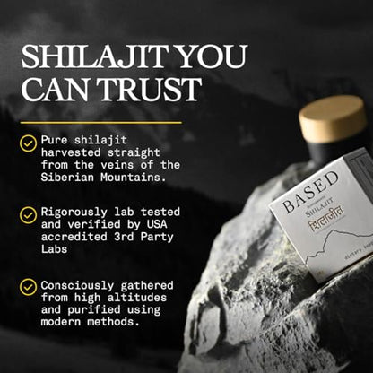 Based Shilajit Resin – Pure Shilajit, Max Potency & Immune Support