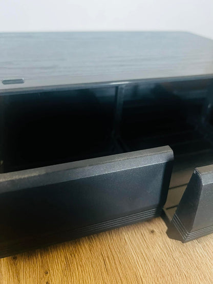 Retro Black Ash Style Audio Cassette Storage
