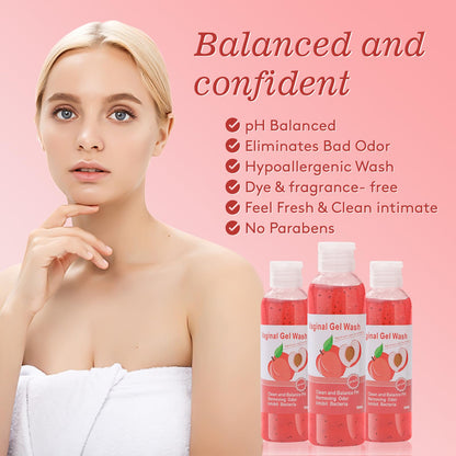 BASSI Feminine Wash & Yoni Oil & Yoni Soap Set – pH-Balanced & Moisturizing