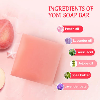 BASSI Feminine Wash & Yoni Oil & Yoni Soap Set – pH-Balanced & Moisturizing