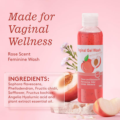BASSI Feminine Wash & Yoni Oil & Yoni Soap Set – pH-Balanced & Moisturizing