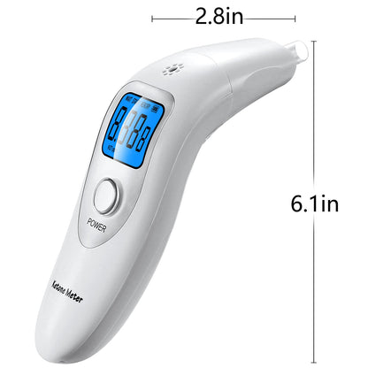 Home Ketosis Meter - Portable Ketone Breath Analyzer with 10 Mouthpieces