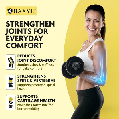 BAXYL Liquid Hyaluronic Acid Supplement — Flavorless, Vegan, 3 x 6 fl oz