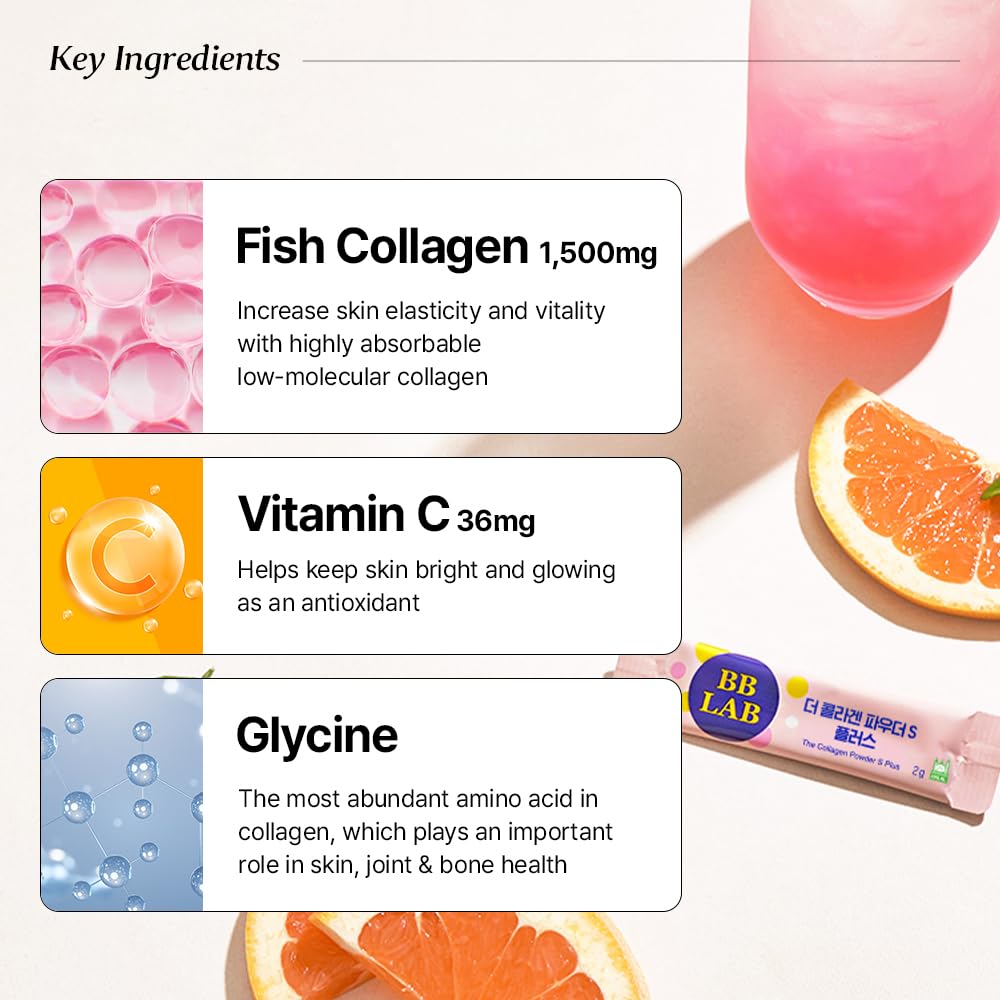 BB LAB Collagen Powder S Plus Halal – Low-Molecular Marine Collagen Sticks