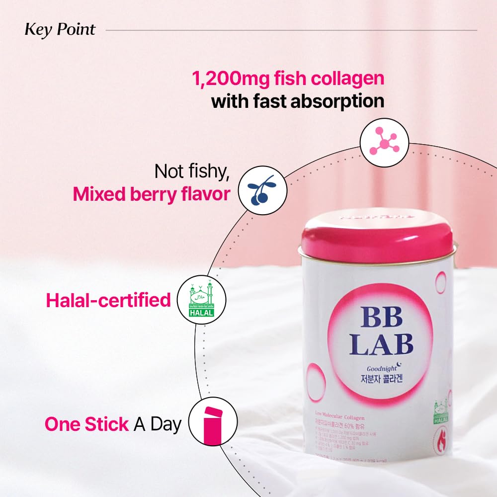 BB LAB Good Night Low Molecular Collagen Stick – Halal, Korean Marine Collagen