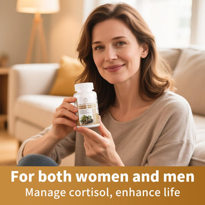 BBEEAAUU 10-in-1 Cortisol Reducer – Ashwagandha & Magnesium, 120 Capsules