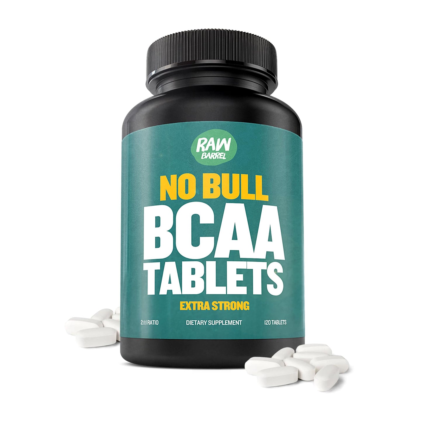 BCAA Tablets 1000 mg – 120 Pills for Muscle Recovery & Energy | Vegan, Non-GMO